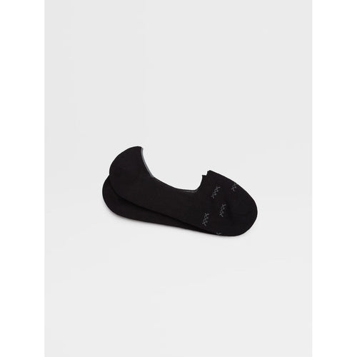 Load image into Gallery viewer, ZEGNA BLACK COTTON BLEND SOCKS
