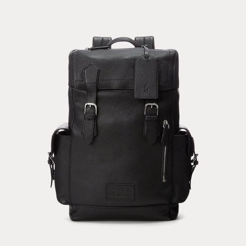 Load image into Gallery viewer, POLO RALPH LAUREN PEBBLED LEATHER BACKPACK
