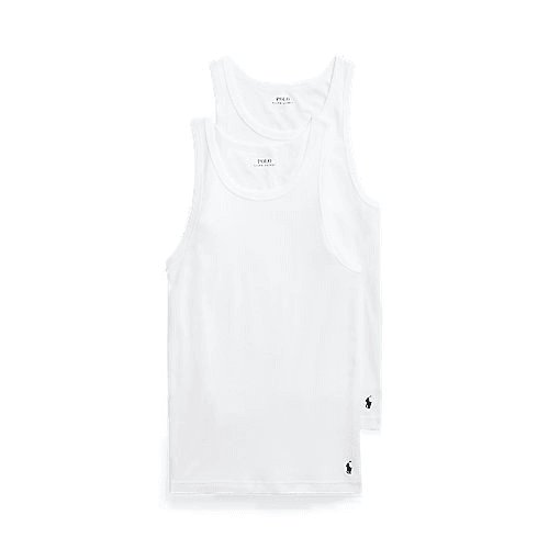 RALPH LAUREN Classic Tank Undershirt 2-Pack