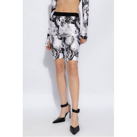 VERSACE JEANS COUTURE PRINTED SHORTS - Yooto