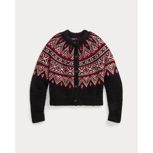 Load image into Gallery viewer, RALPH LAUREN Fair Isle Alpaca-Blend Cardigan
