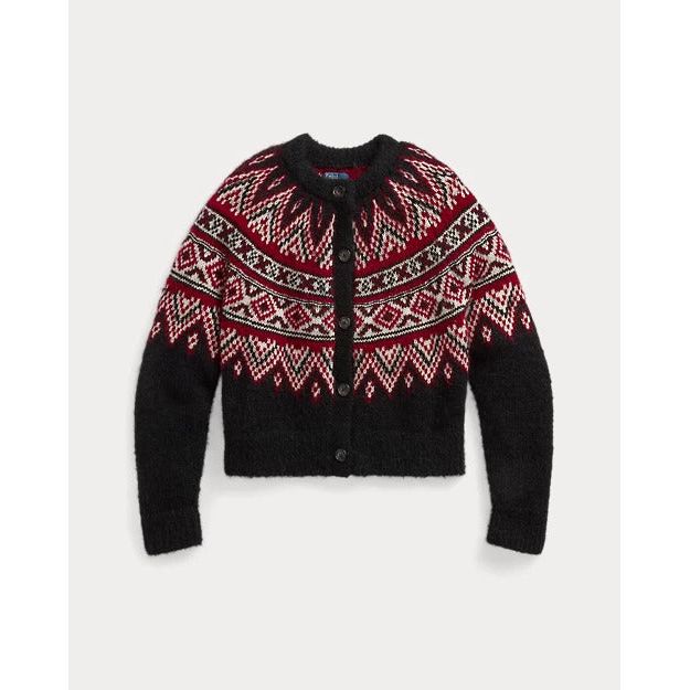 RALPH LAUREN Fair Isle Alpaca-Blend Cardigan