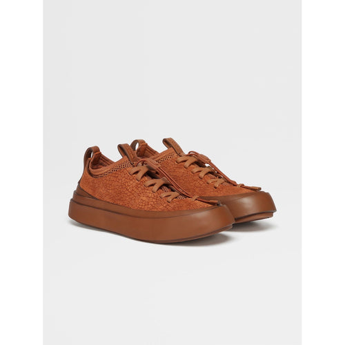 Load image into Gallery viewer, ZEGNA Suede Triple Stitch™ MRBAILEY® Sneakers
