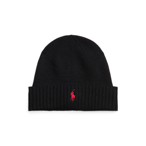 RALPH LAUREN Signature Pony Wool Beanie