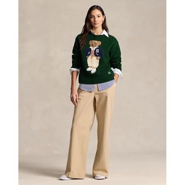 RALPH LAUREN Polo Bear Wool-Cashmere Jumper