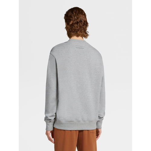 Load image into Gallery viewer, ZEGNA Grey Mélange #UseTheExisting™ Cotton Crewneck
