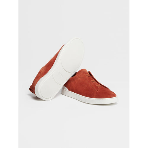 Load image into Gallery viewer, ZEGNA SUEDE TRIPLE STITCH™ LOW TOP SNEAKERS
