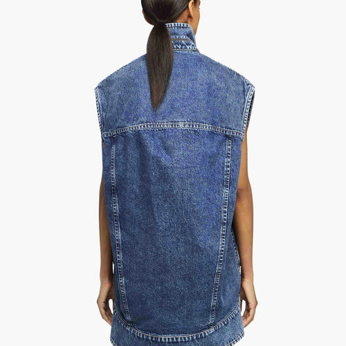 Load image into Gallery viewer, JW Anderson OVERSIZED SLEEVELESS HIGH NECK JACKET
