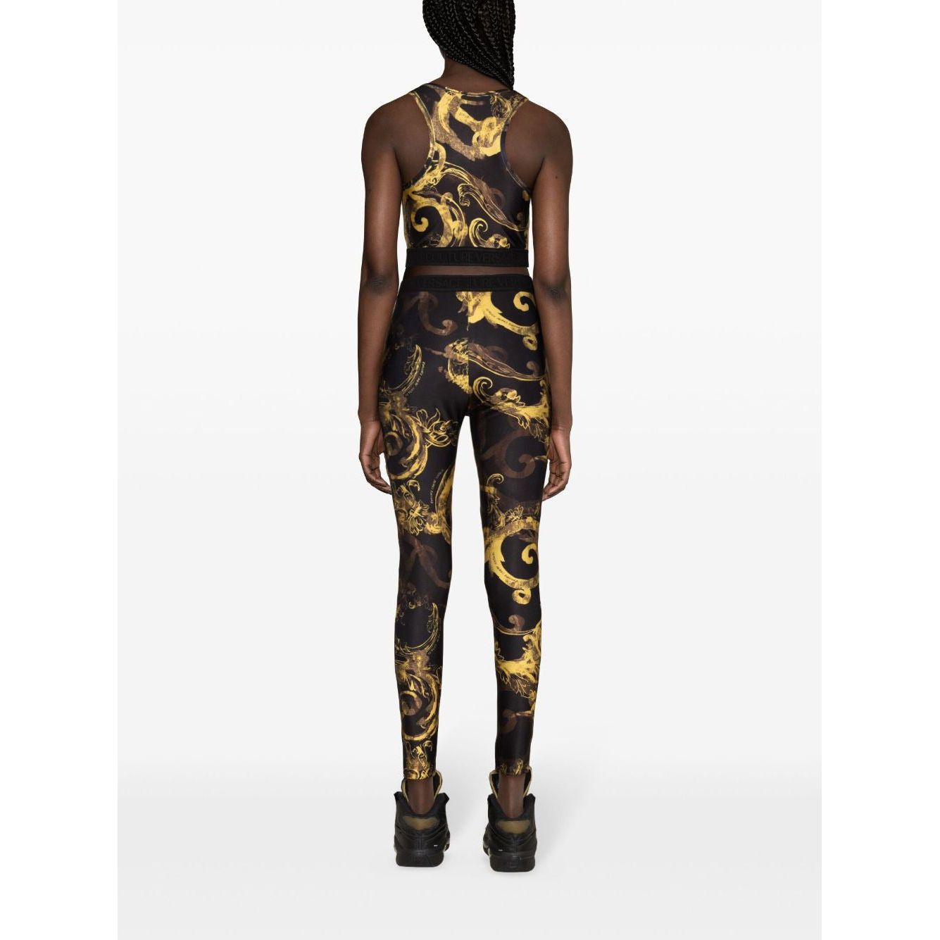 VERSACE JEANS COUTURE DAMASK LEGGINGS - Yooto