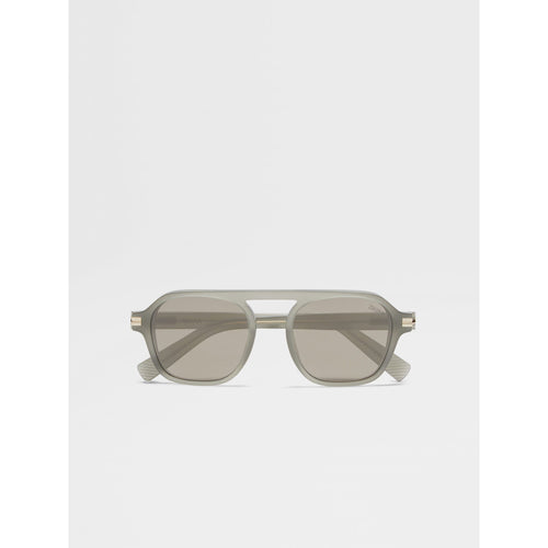 Load image into Gallery viewer, ZEGNA GREEN AURORA II ACETATE SUNGLASSES
