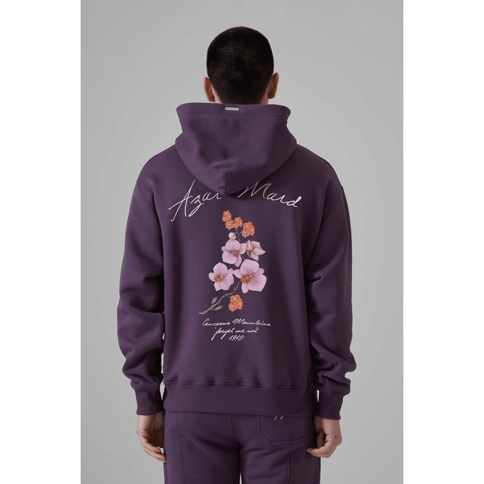 AZAT MARD FORGET ME NOT MIDNIGHT PLUM HOODIE