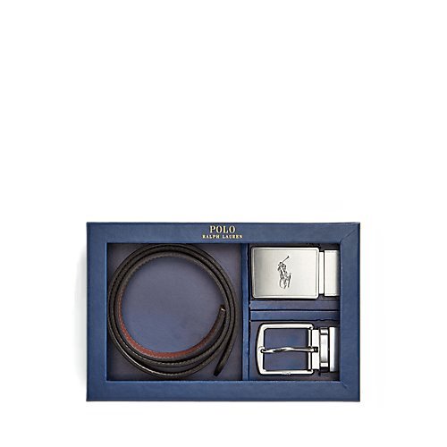 RALPH LAUREN Reversible Leather Belt Gift Set