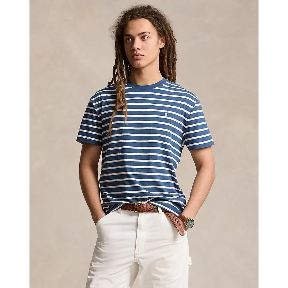 POLO RALPH LAUREN CLASSIC FIT STRIPED JERSEY T-SHIRT