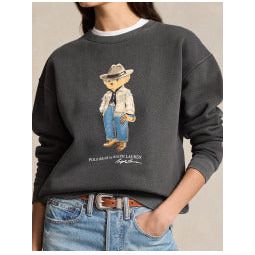 RALPH LAUREN  Polo Bear round neck sweatshirt