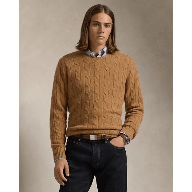 RALPH LAUREN The Iconic Cable-Knit Cashmere Jumper