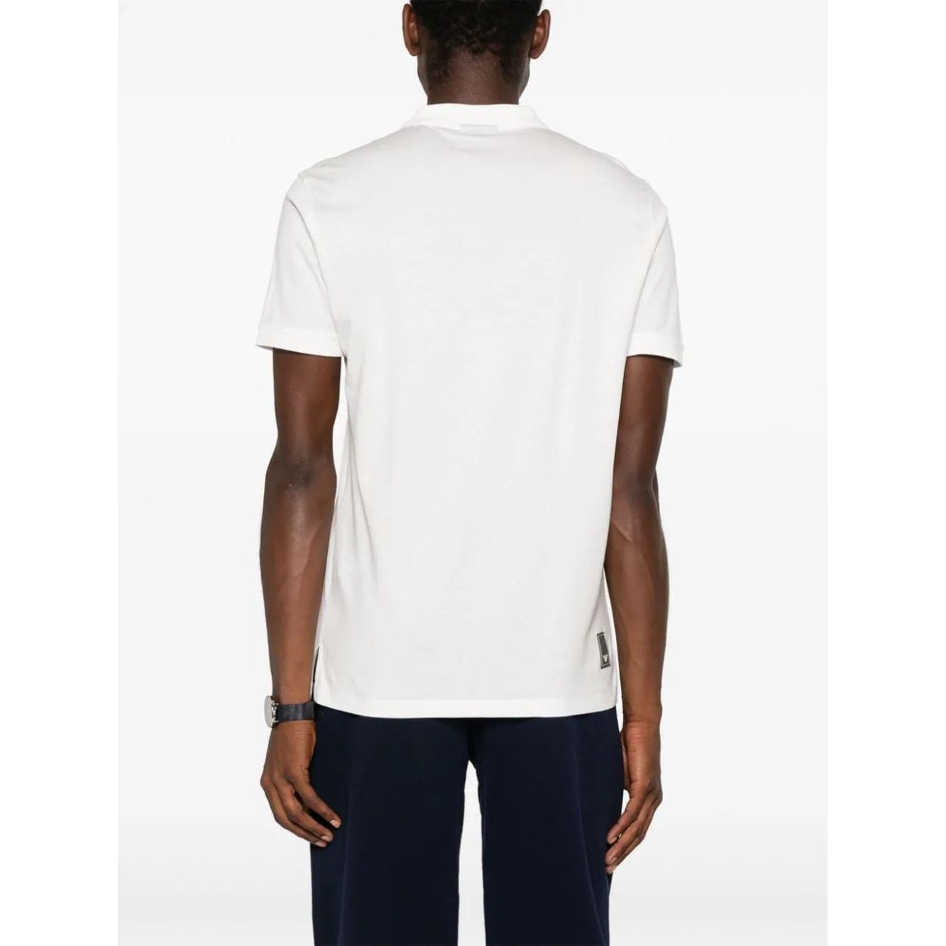 EMPORIO ARMANI rubberised-logo polo shirt