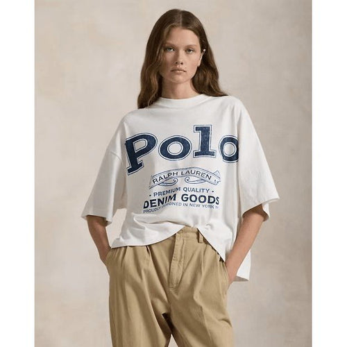 Load image into Gallery viewer, RALPH LAUREN Logo Cotton Jersey T-Shirt
