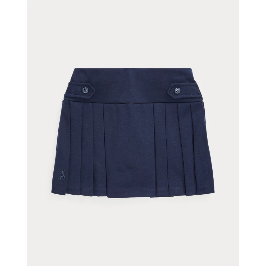 POLO RALPH LAUREN PLEATED PONTE SKORT