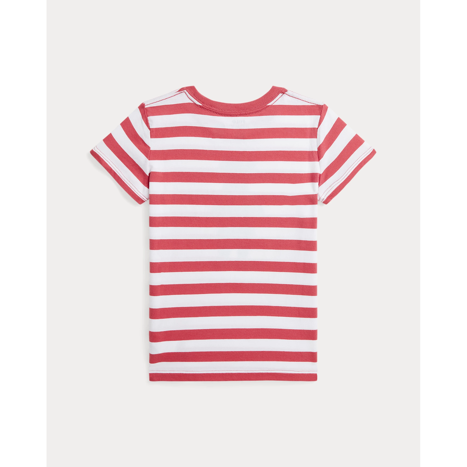 POLO RALPH LAUREN STRIPED POLO BEAR COTTON JERSEY TEE