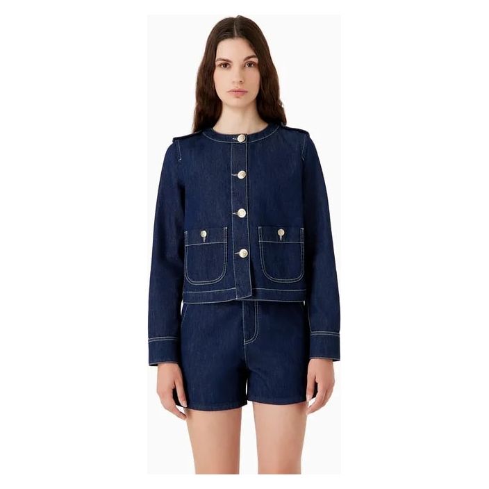 EMPORIO ARMANI RINSE COMFORT DENIM JACKET