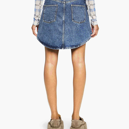 Load image into Gallery viewer, JW Anderson CURVED PATCH POCKET MINI SKIRT
