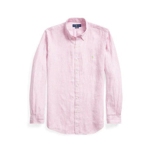 Load image into Gallery viewer, POLO RALPH LAUREN LINEN STRIPED SHIRT CUSTOM SLIM FIT - Yooto
