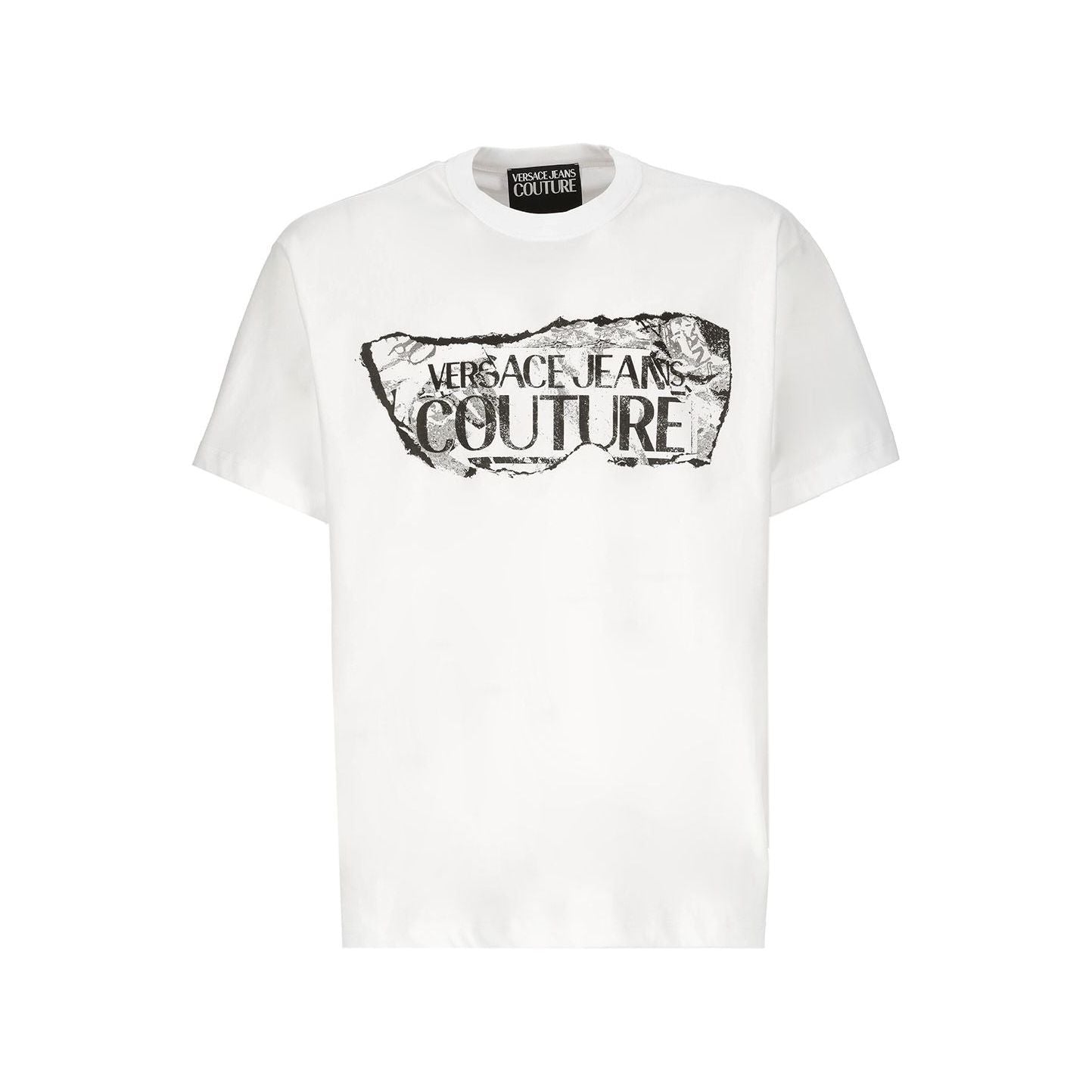 VERSACE JEANS COUTURE T-SHIRT WITH PATCH LOGO - Yooto