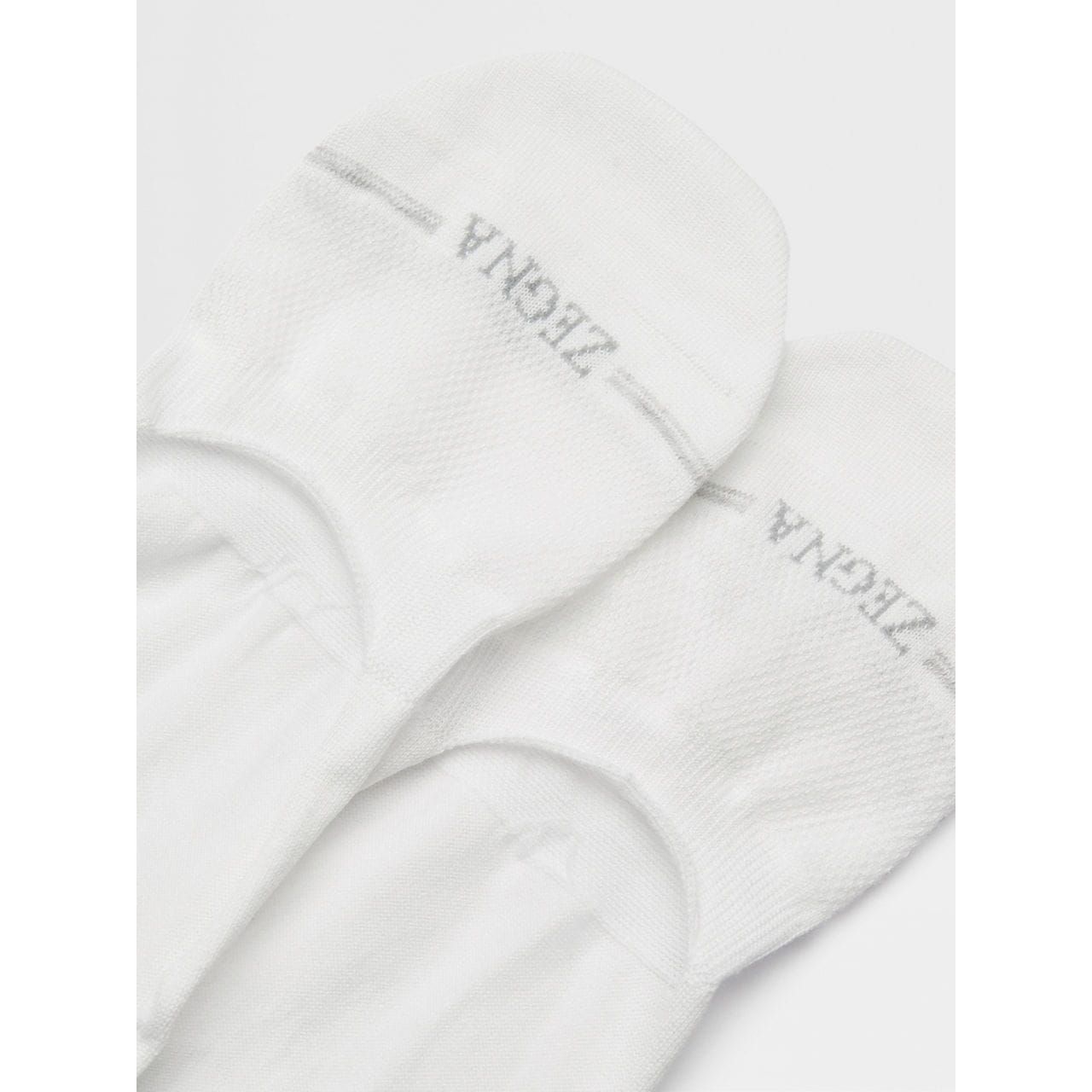 ZEGNA WHITE COTTON BLEND SOCKS