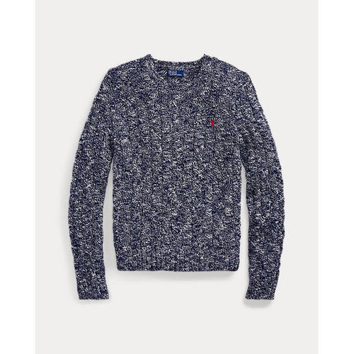 Load image into Gallery viewer, RALPH LAUREN Cable-Knit Ragg Cotton Crewneck Jumper
