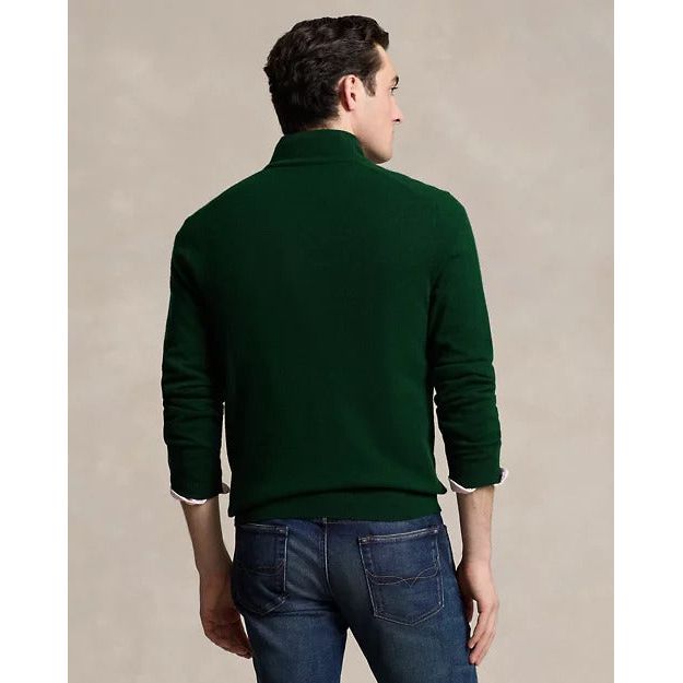 RALPH LAUREN Wool Quarter-Zip Jumper