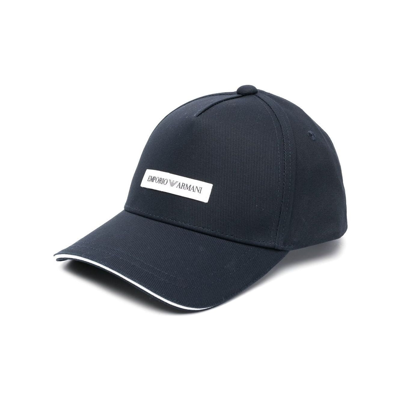 EMPORIO ARMANI logo-patch cap