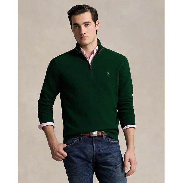 RALPH LAUREN Wool Quarter-Zip Jumper