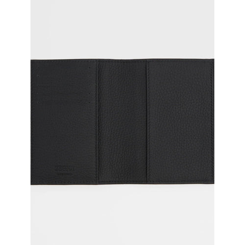 Load image into Gallery viewer, ZEGNA Black Deerskin Passport Case
