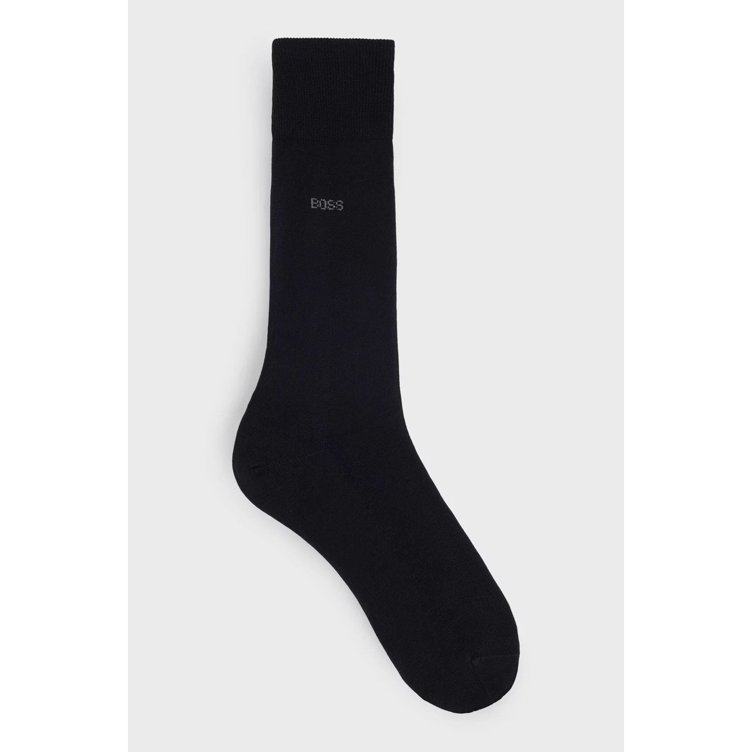 BOSS REGULAR-LENGTH LOGO SOCKS IN MERCERISED EGYPTIAN COTTON