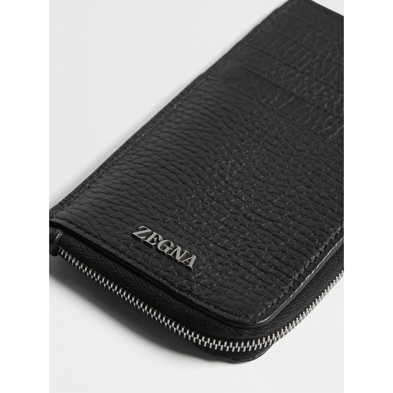 ZEGNA BLACK DEERSKIN WALLET