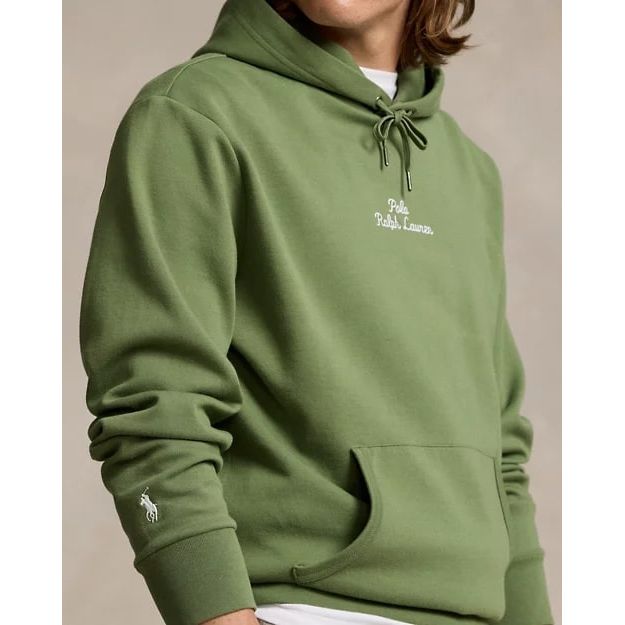 RALPH LAUREN Logo Double-Knit Hoodie