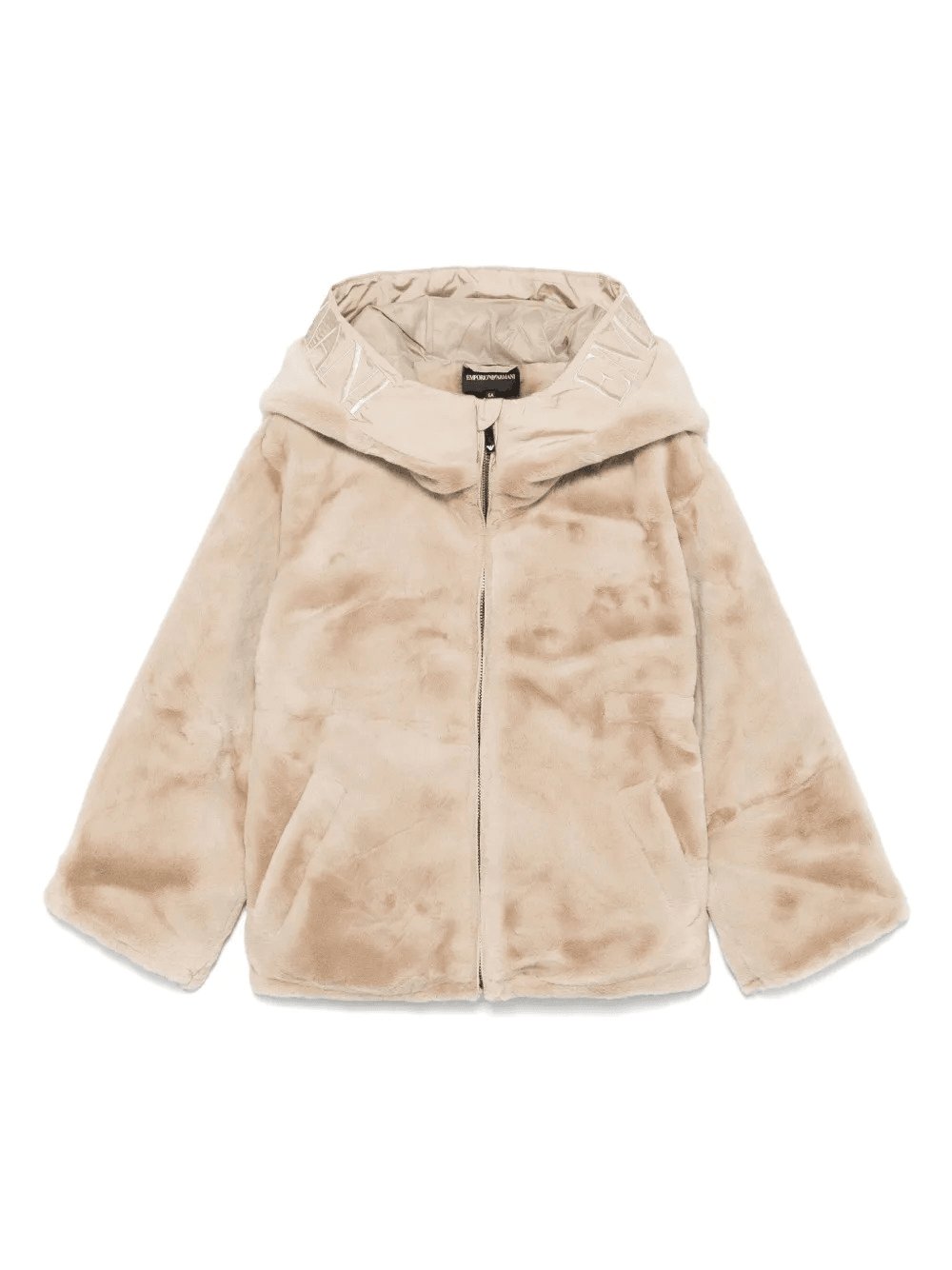 EMPORIO ARMANI faux-fur jacket