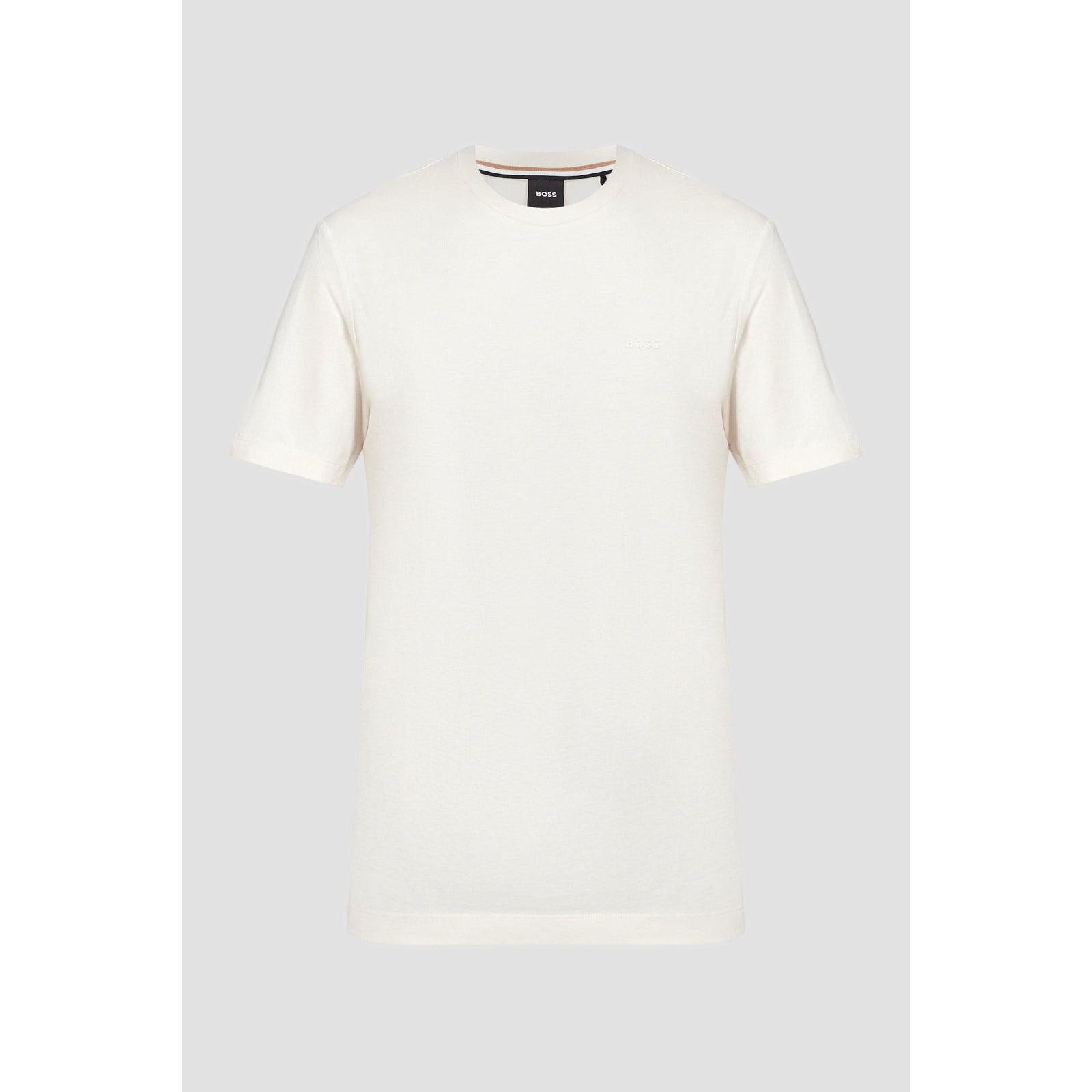 BOSS COTTON JERSEY T-SHIRT WITH RUBBER PRINTED LOGO - Yooto