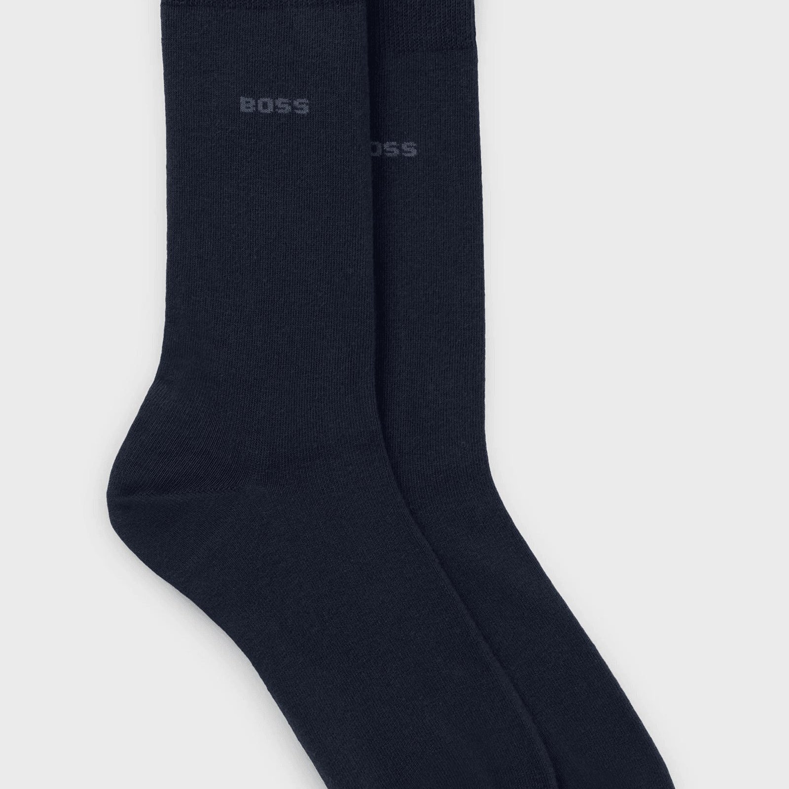 BOSS Two-pack of regular-length socks in a cotton blend