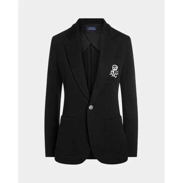 RALPH LAUREN Double-Knit Jacquard Blazer