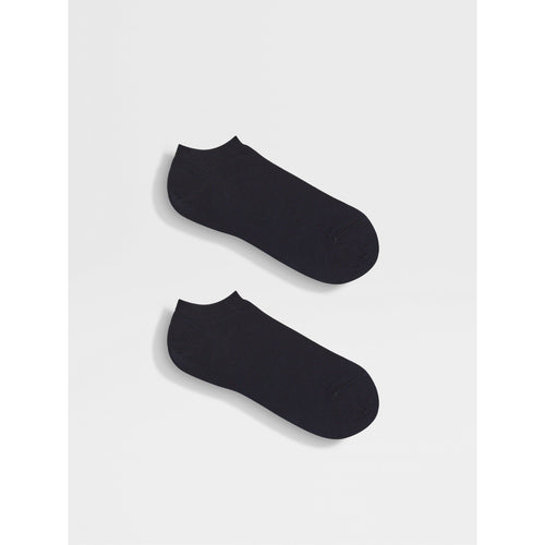 Load image into Gallery viewer, ZEGNA BLUE COTTON BLEND SOCKS
