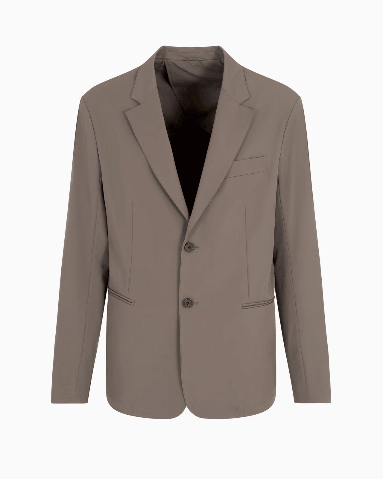 EMPORIO ARMANI Travel Essentials stretch-nylon single-breasted blazer