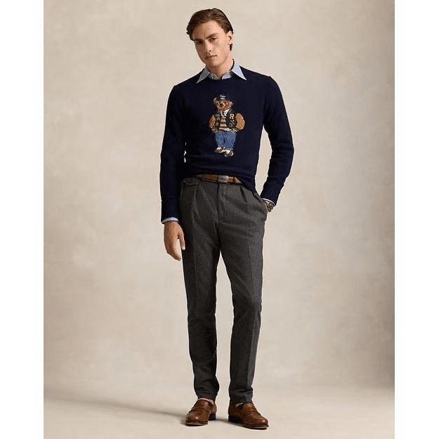 RALPH LAUREN Polo Bear Wool-Cashmere Jumper