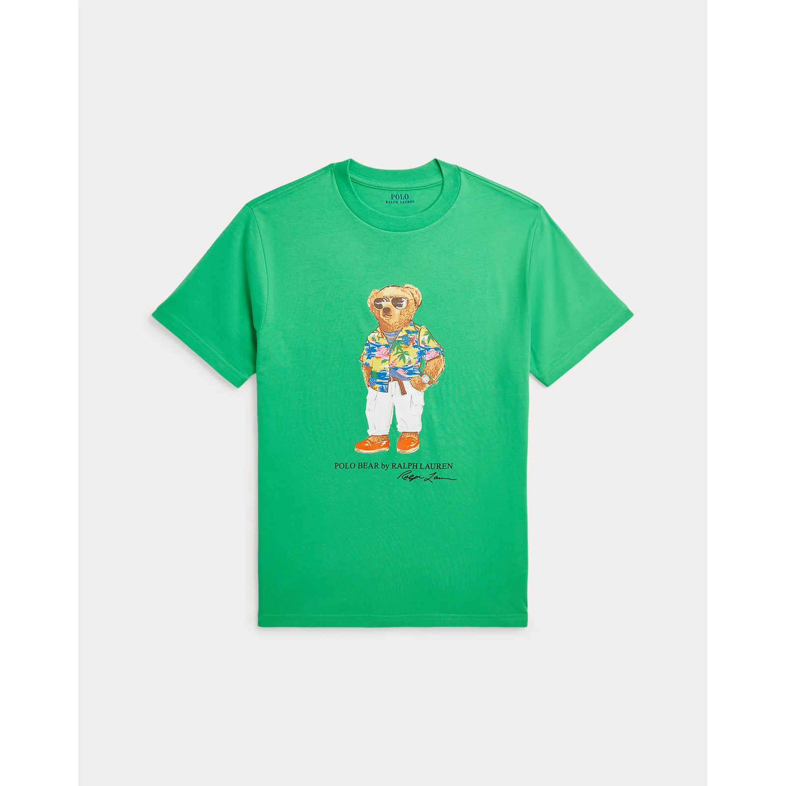 POLO RALPH LAUREN POLO BEAR COTTON JERSEY T-SHIRT