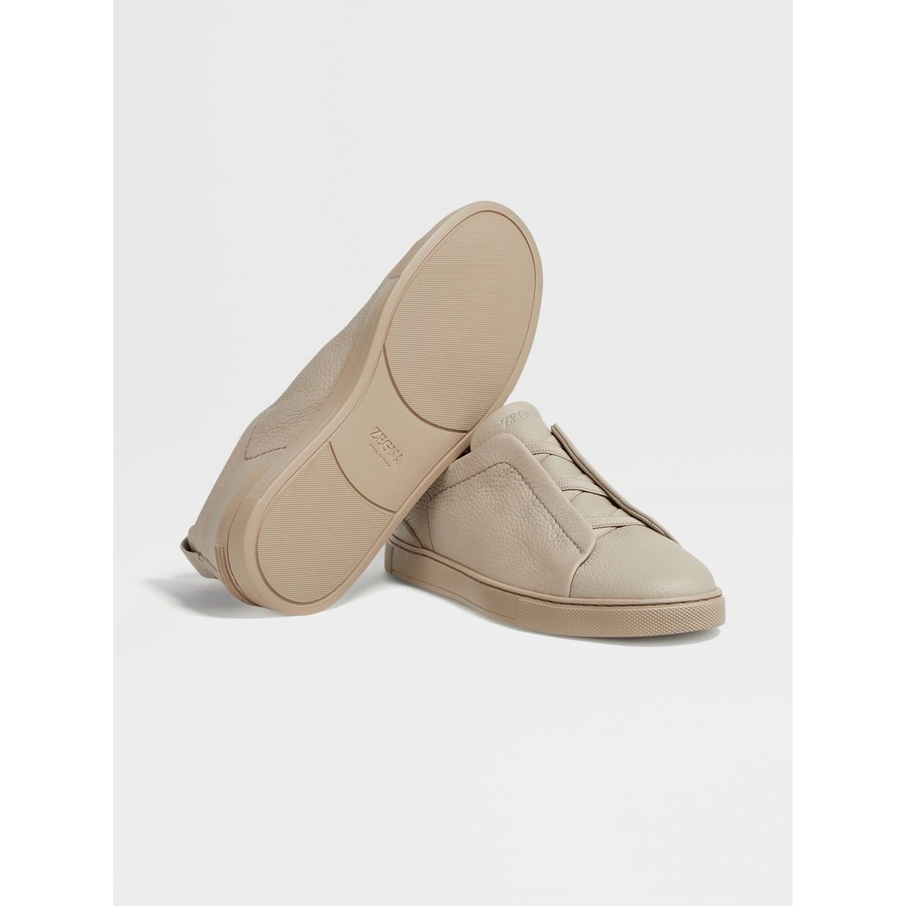 ZEGNA DEERSKIN TRIPLE STITCH™ SNEAKERS