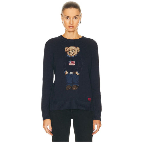 Load image into Gallery viewer, RALPH LAUREN Bear Long Sleeve Pullover Sweater
