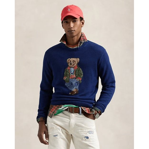 RALPH LAUREN Polo Bear Cotton Jumper