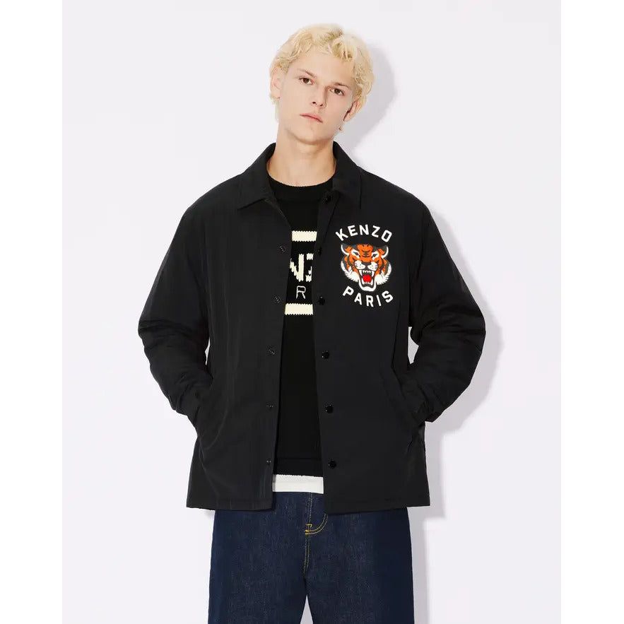 KENZO 'KENZO LUCKY TIGER' QUILTED COACH JACKET - Yooto