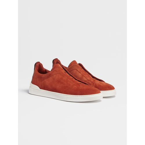 Load image into Gallery viewer, ZEGNA SUEDE TRIPLE STITCH™ LOW TOP SNEAKERS
