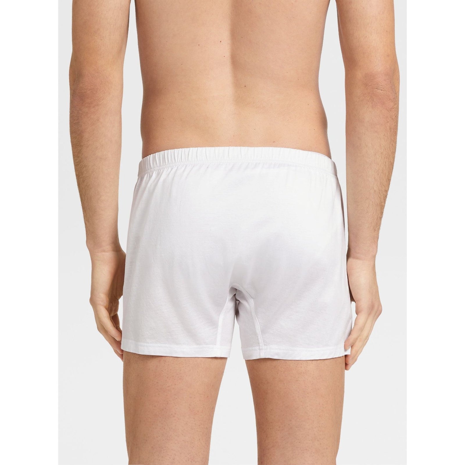 ZEGNA White Filoscozia Cotton Boxer